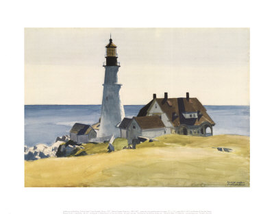 Lighthouse and Buildings Edward Hopper